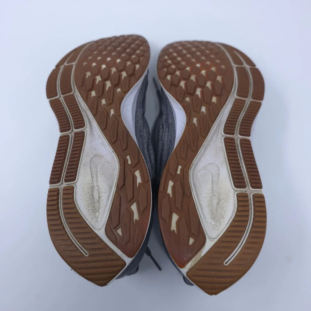 Nike Air Zoom Pegasus 35 Mens Running Shoes Gray Black 942851-006 Size 10